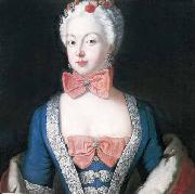 antoine pesne Portrait of Elisabeth Christine von Braunschweig-Bevern, Prussian queen oil on canvas